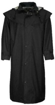 Mens Waterproof Cape black Long